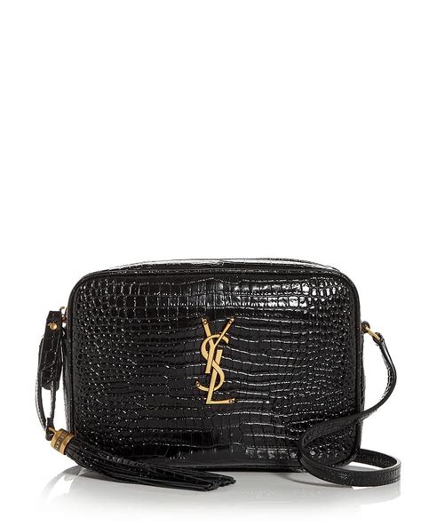 ysl camera bag croc embossed|CAMP CAMERA BAG IN CROCODILE.